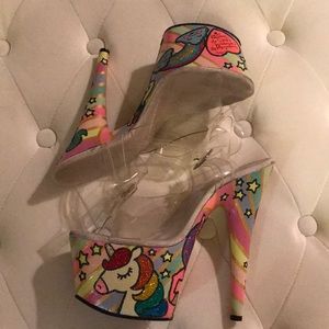 pleaser unicorn shoes